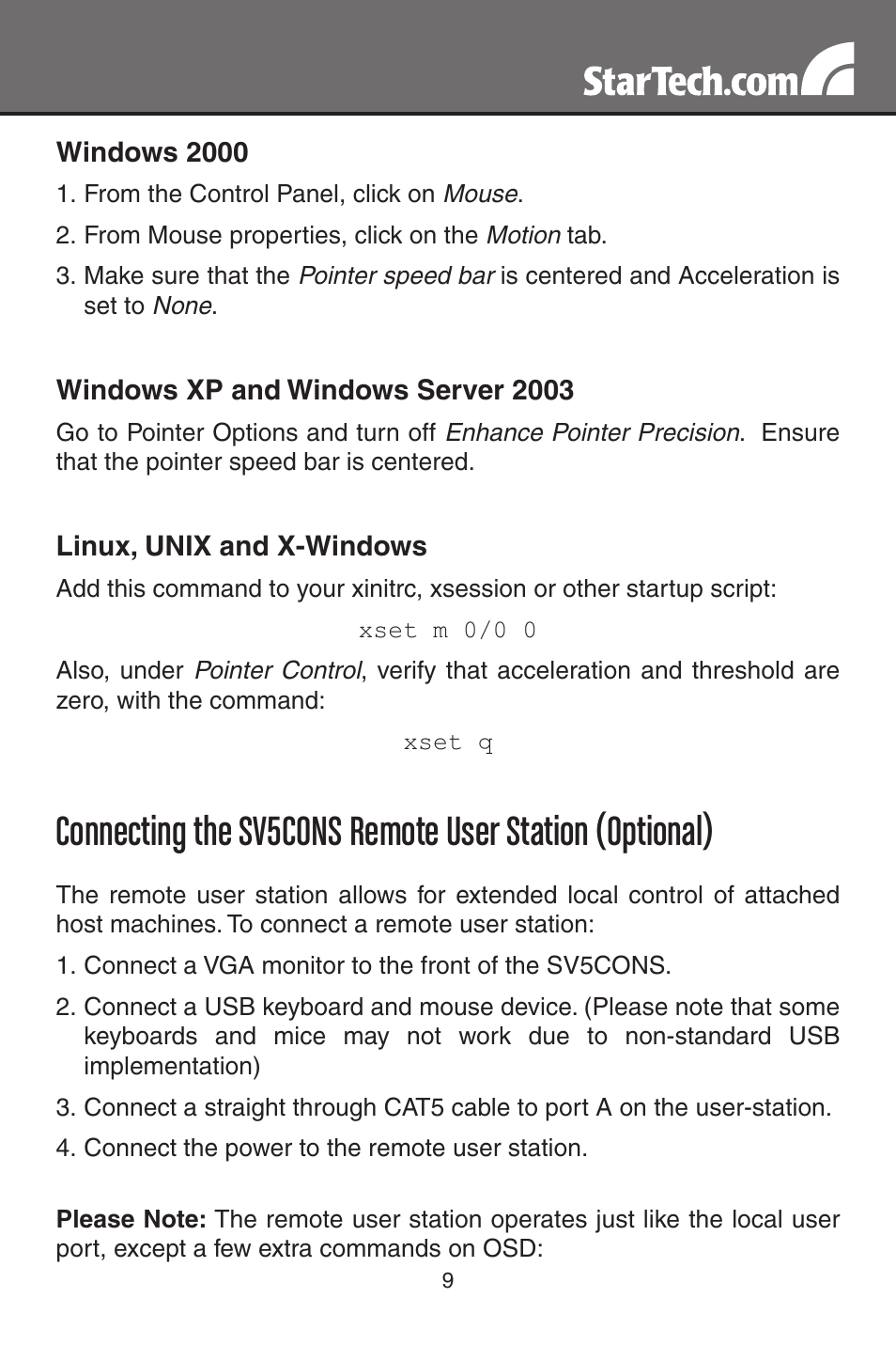 StarTech.com MATRIX SV3254DX4I User Manual | Page 14 / 72