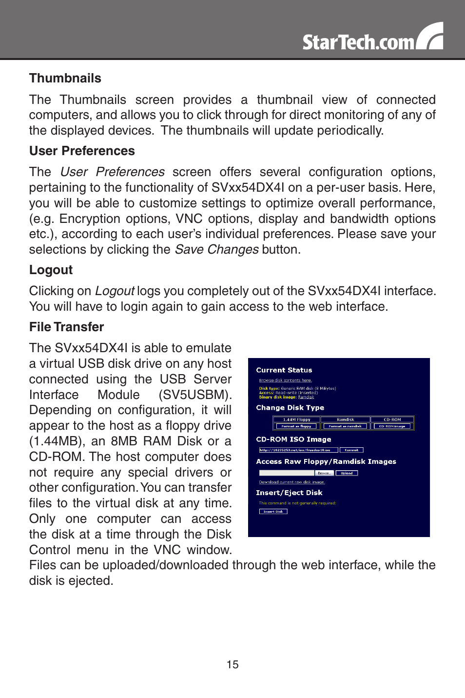 StarTech.com MATRIX SV3254DX4I User Manual | Page 20 / 72
