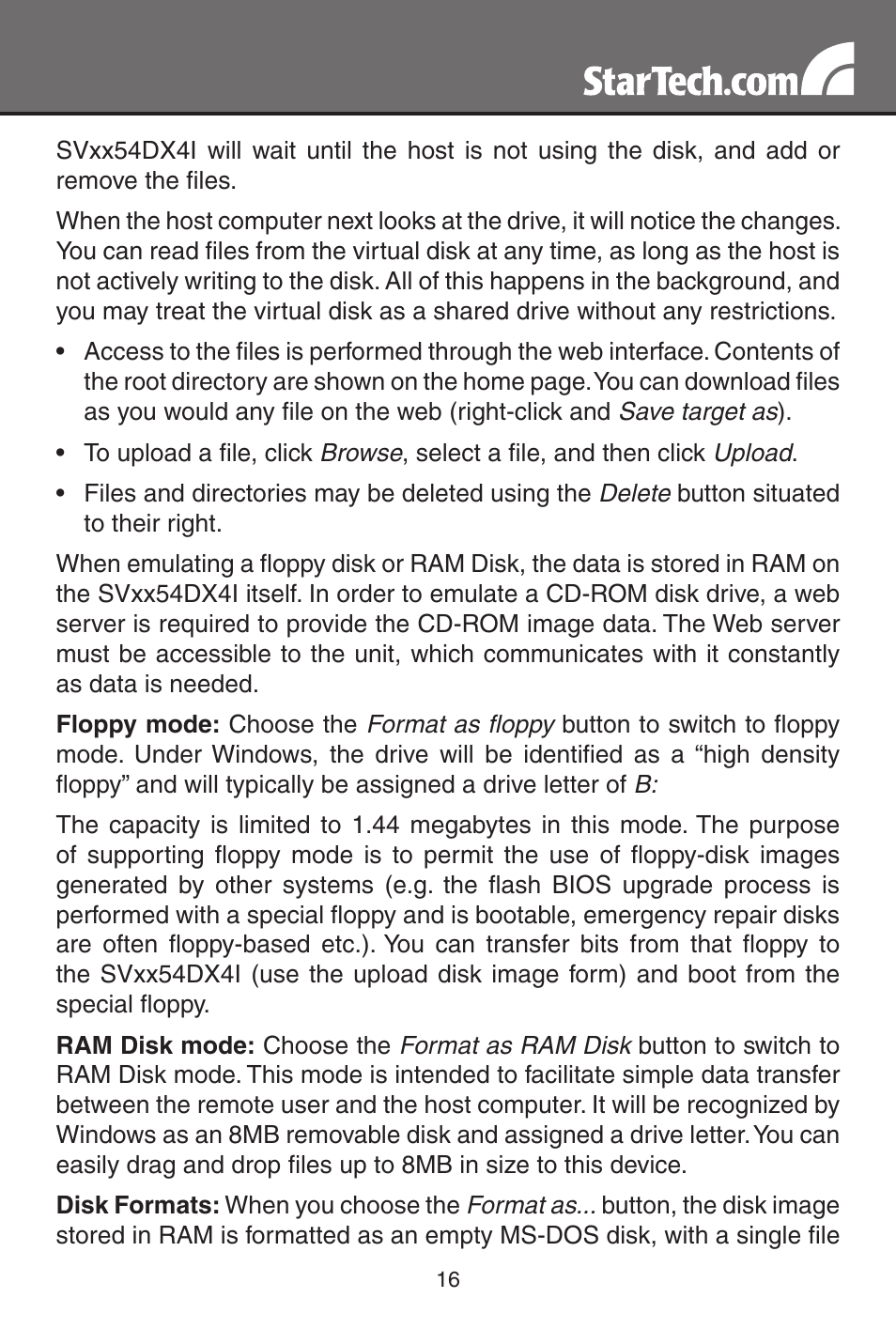 StarTech.com MATRIX SV3254DX4I User Manual | Page 21 / 72