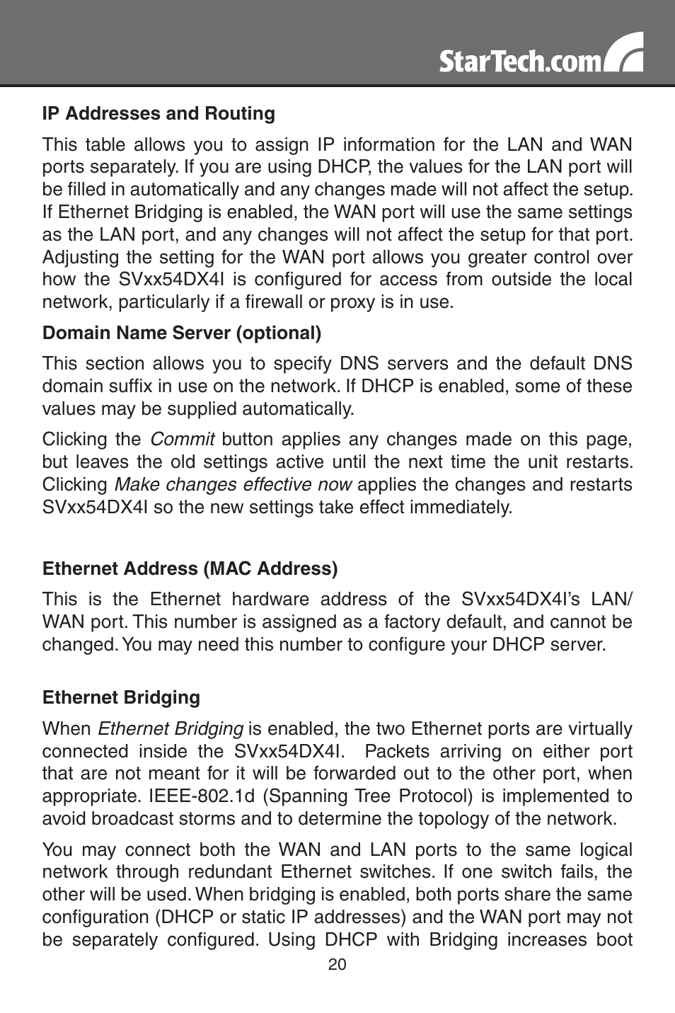 StarTech.com MATRIX SV3254DX4I User Manual | Page 25 / 72