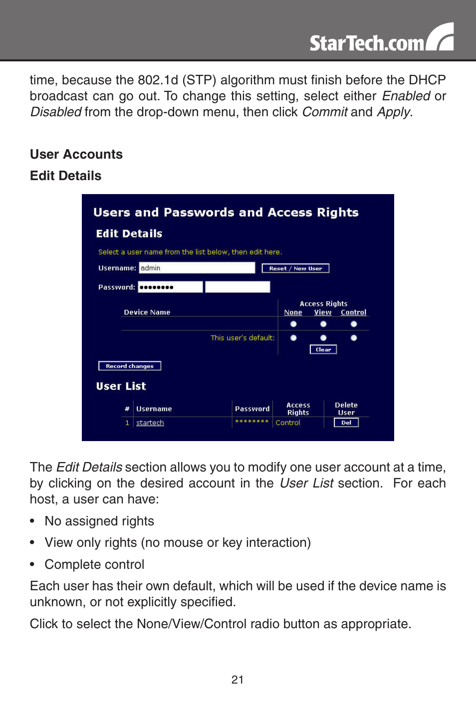 StarTech.com MATRIX SV3254DX4I User Manual | Page 26 / 72