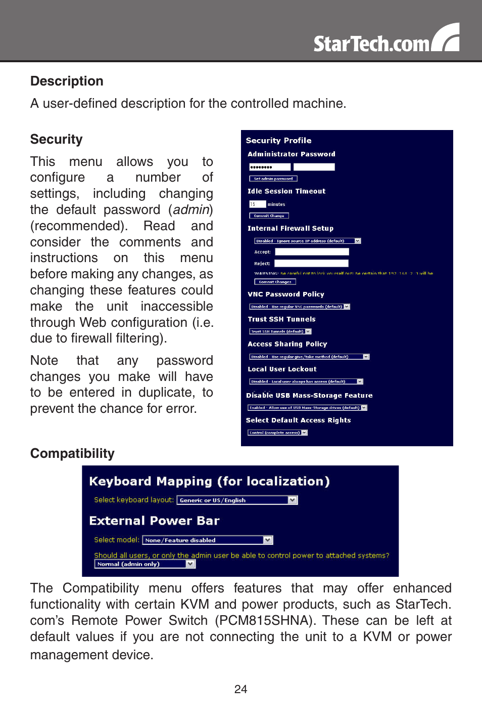 StarTech.com MATRIX SV3254DX4I User Manual | Page 29 / 72