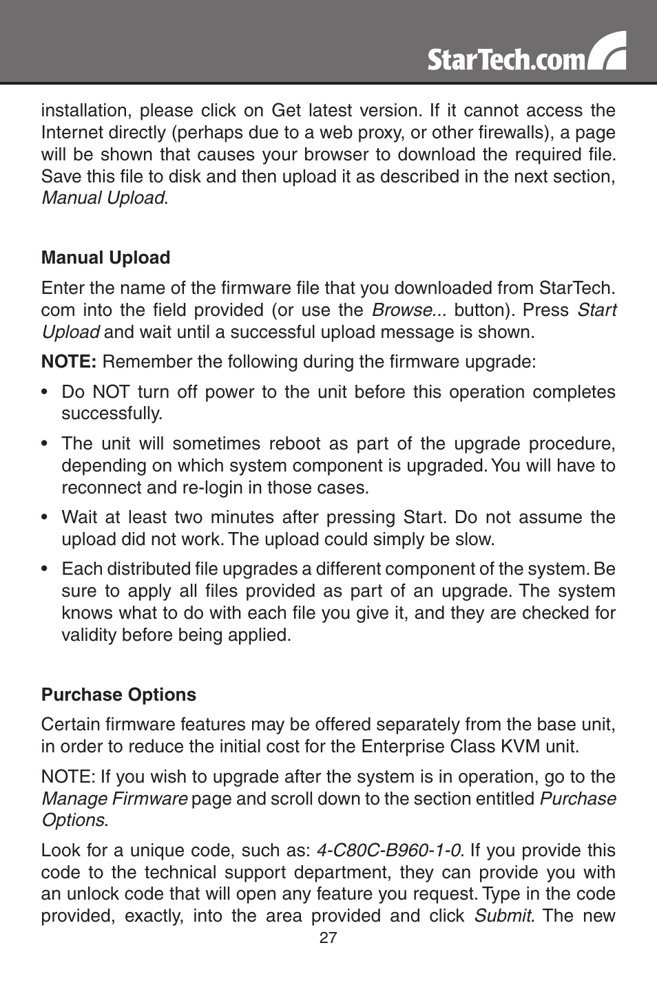 StarTech.com MATRIX SV3254DX4I User Manual | Page 32 / 72