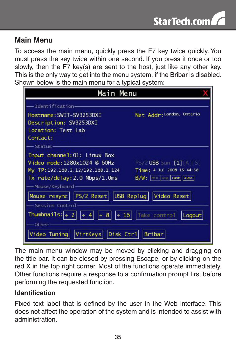 StarTech.com MATRIX SV3254DX4I User Manual | Page 40 / 72