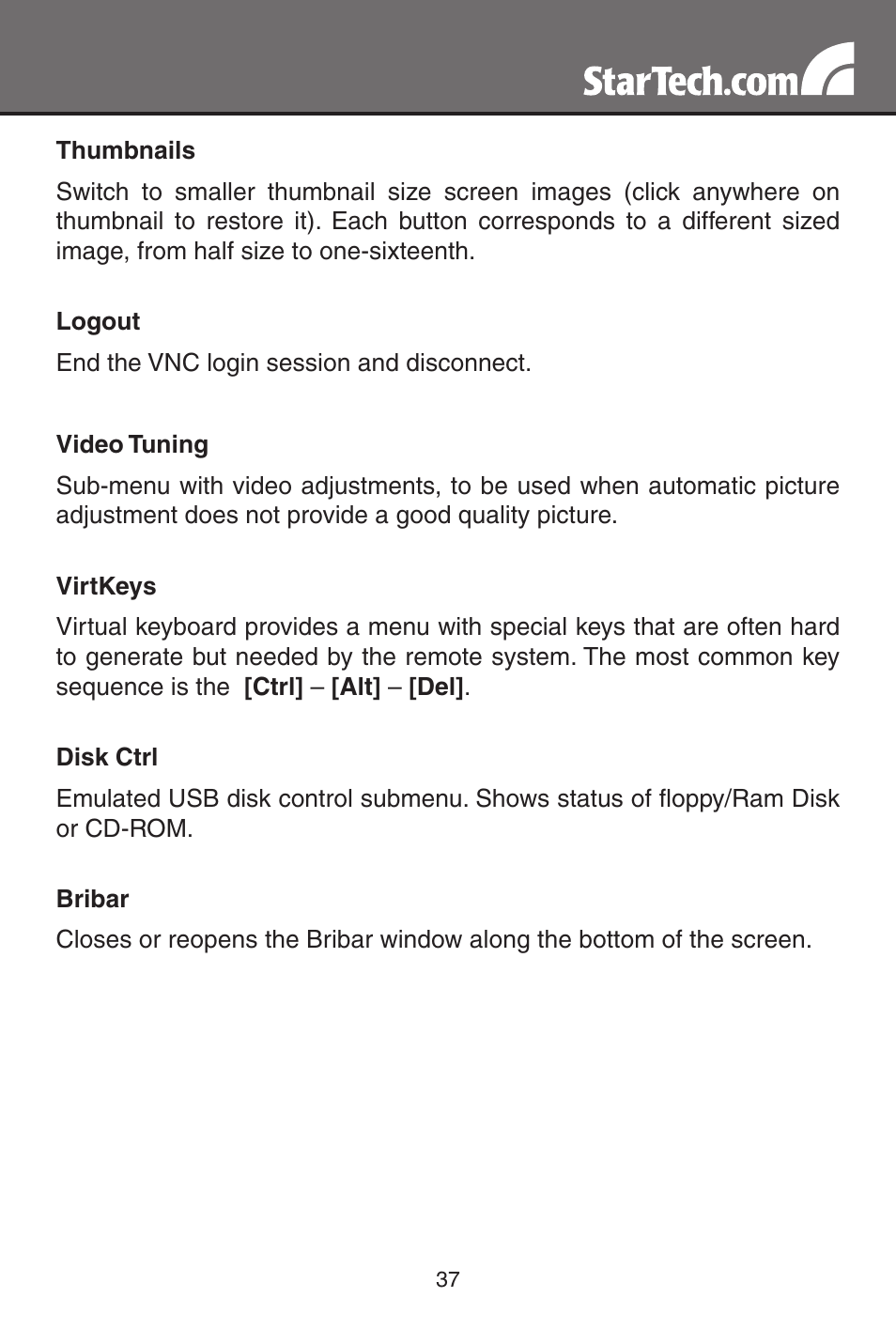 StarTech.com MATRIX SV3254DX4I User Manual | Page 42 / 72