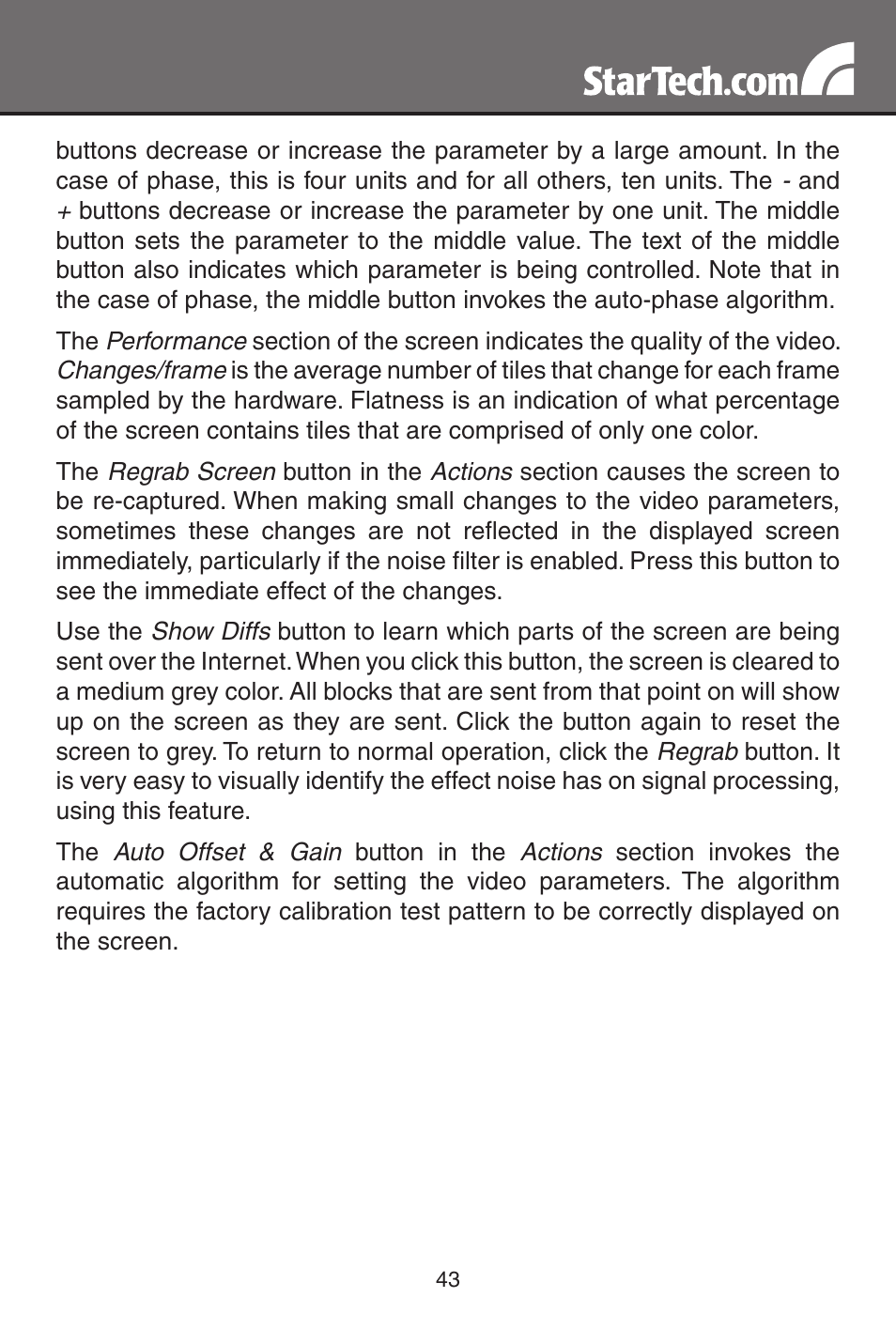 StarTech.com MATRIX SV3254DX4I User Manual | Page 48 / 72