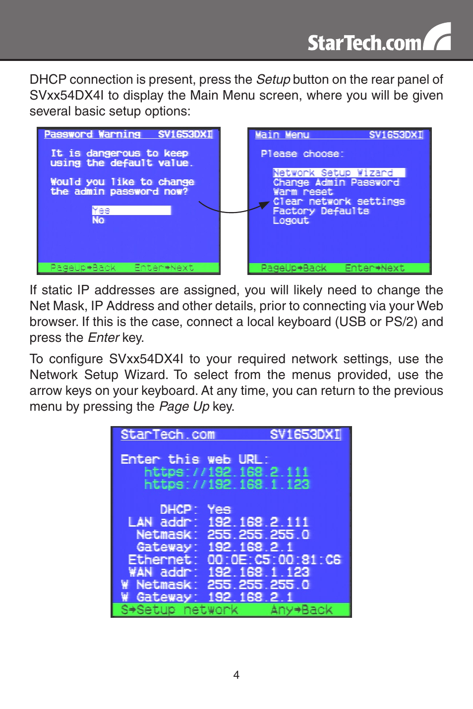 StarTech.com MATRIX SV3254DX4I User Manual | Page 9 / 72