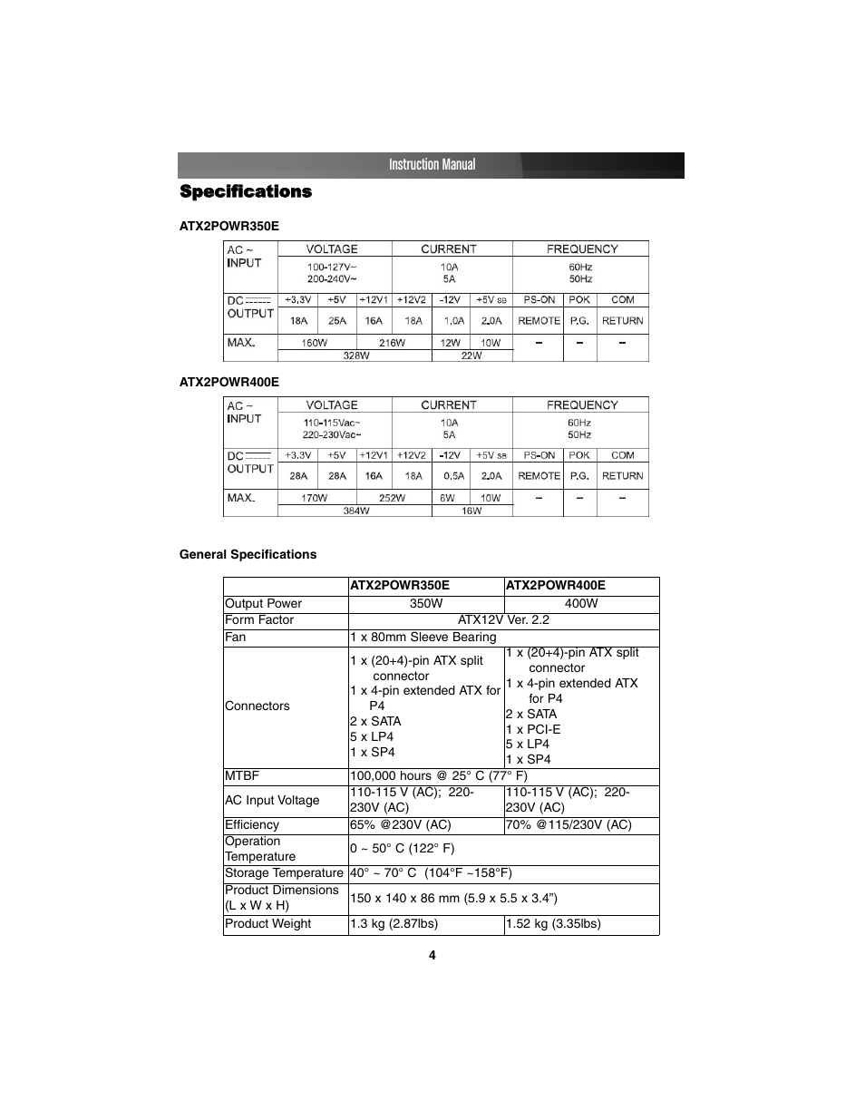 StarTech.com ATX12V2.2 User Manual | Page 7 / 9