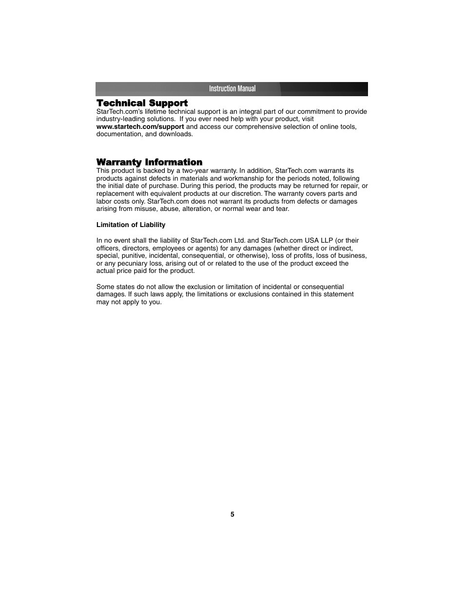 StarTech.com ATX12V2.2 User Manual | Page 8 / 9