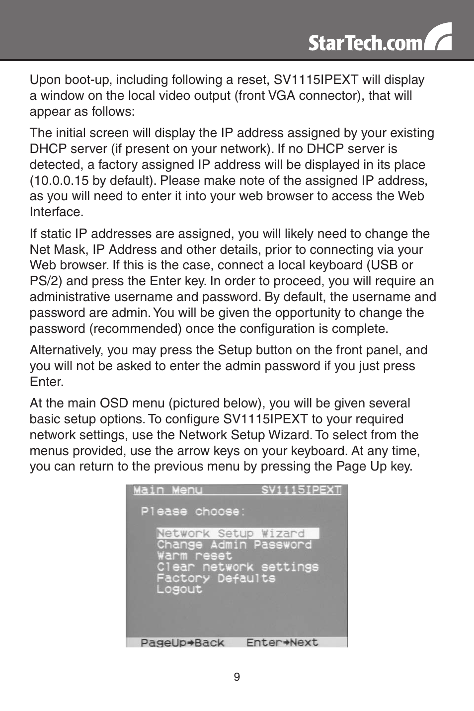 StarTech.com SV1115IPEXT User Manual | Page 13 / 67