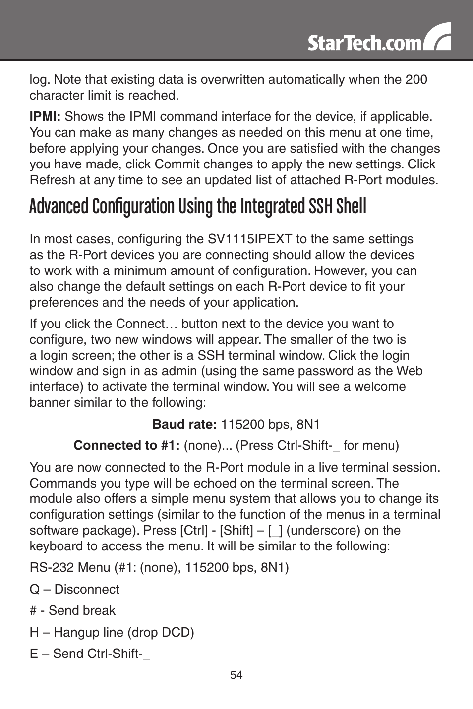 StarTech.com SV1115IPEXT User Manual | Page 58 / 67