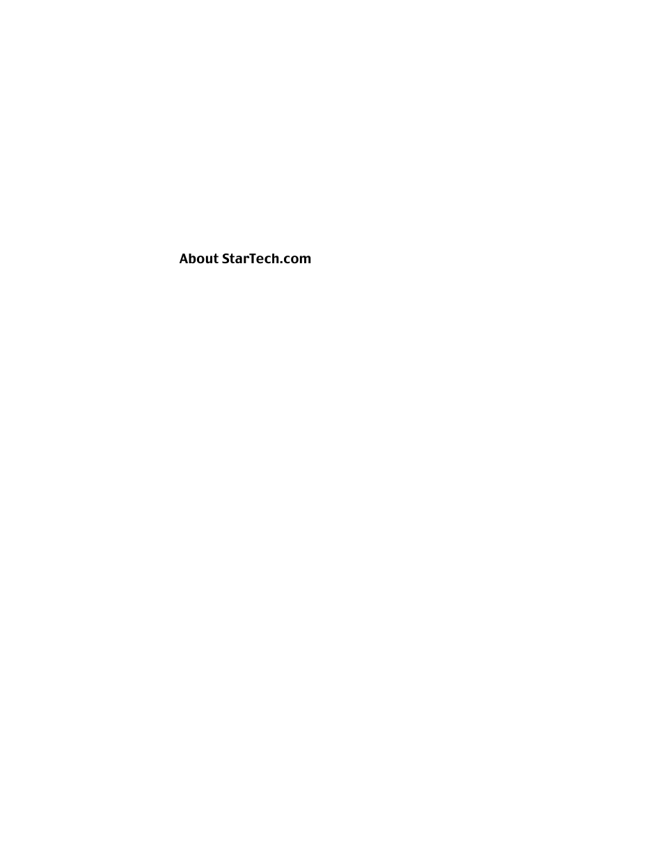 StarTech.com ATX2POWER400 User Manual | Page 8 / 8