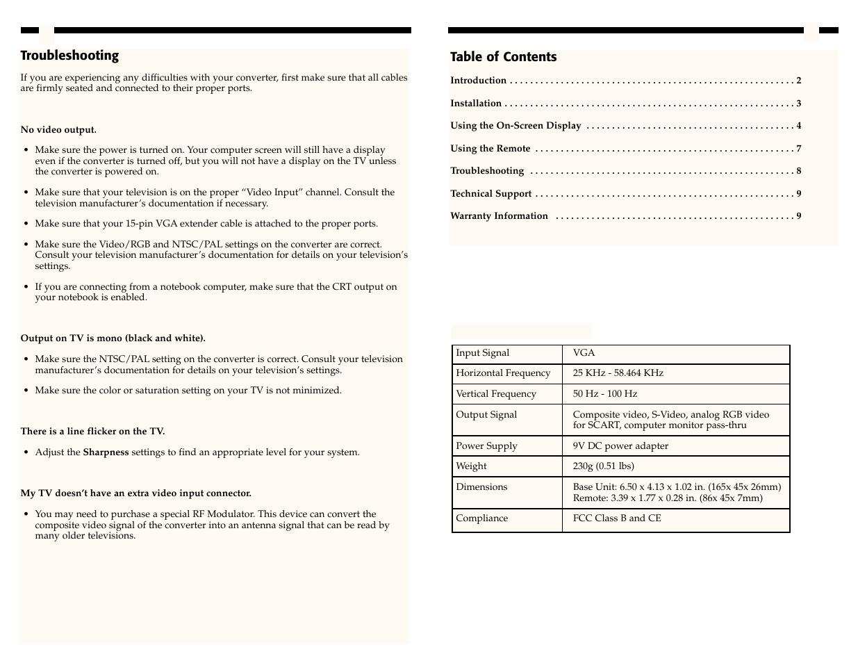 StarTech.com VGA2NTSCPRO User Manual | Page 3 / 6