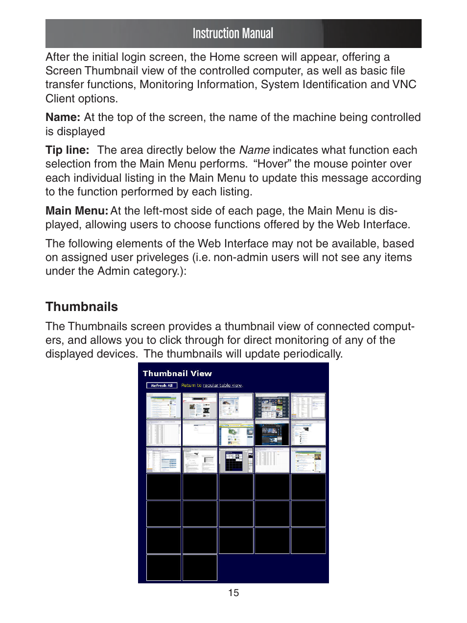 Instruction manual | StarTech.com ENTERPRISE CLASS SV1653DXI User Manual | Page 20 / 74