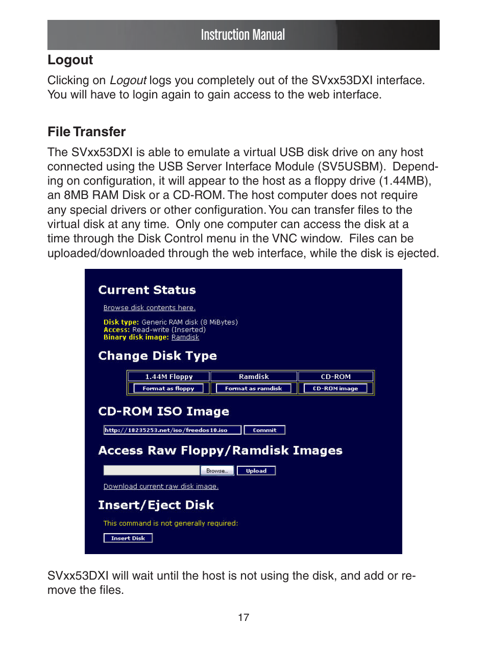 Instruction manual | StarTech.com ENTERPRISE CLASS SV1653DXI User Manual | Page 22 / 74