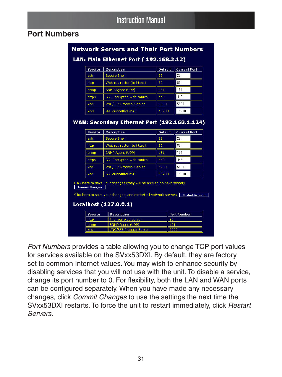 Instruction manual | StarTech.com ENTERPRISE CLASS SV1653DXI User Manual | Page 36 / 74