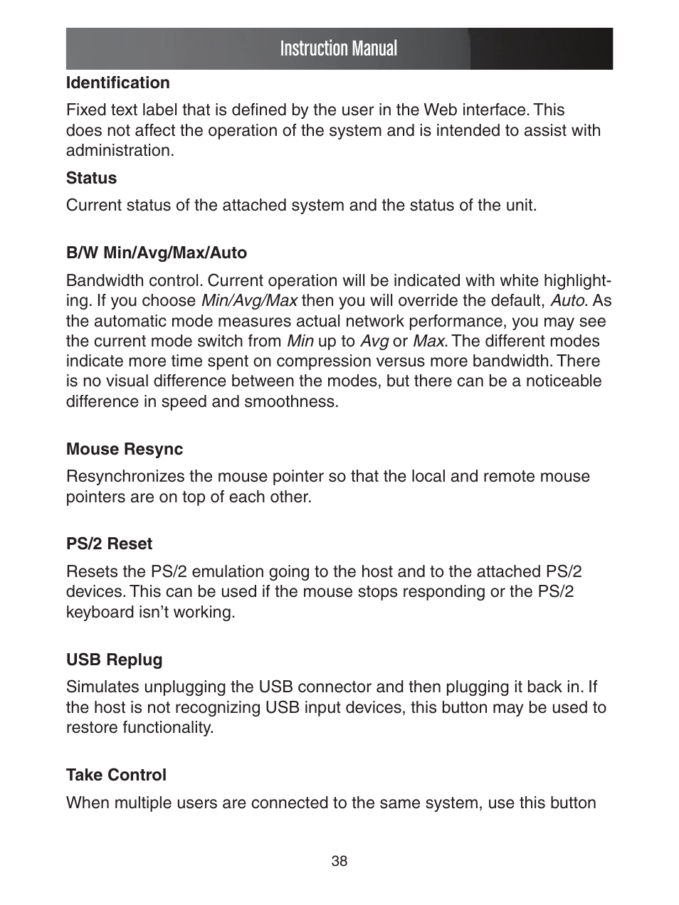 Instruction manual | StarTech.com ENTERPRISE CLASS SV1653DXI User Manual | Page 43 / 74