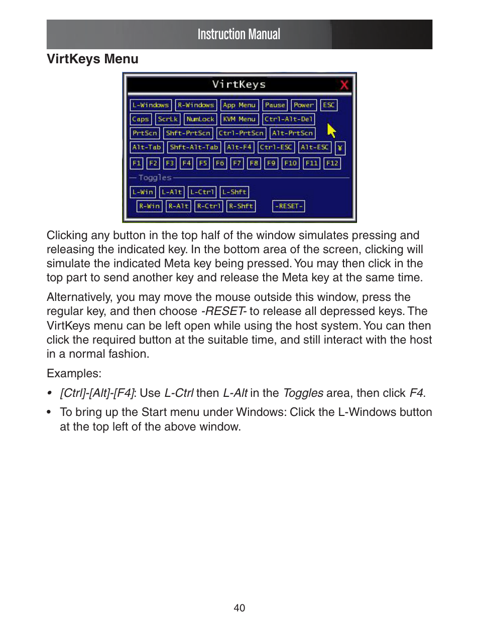 Instruction manual | StarTech.com ENTERPRISE CLASS SV1653DXI User Manual | Page 45 / 74
