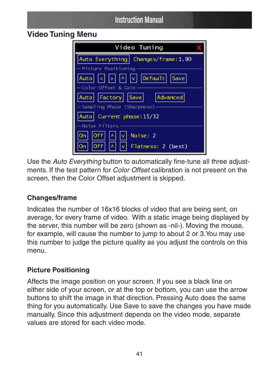 Instruction manual | StarTech.com ENTERPRISE CLASS SV1653DXI User Manual | Page 46 / 74