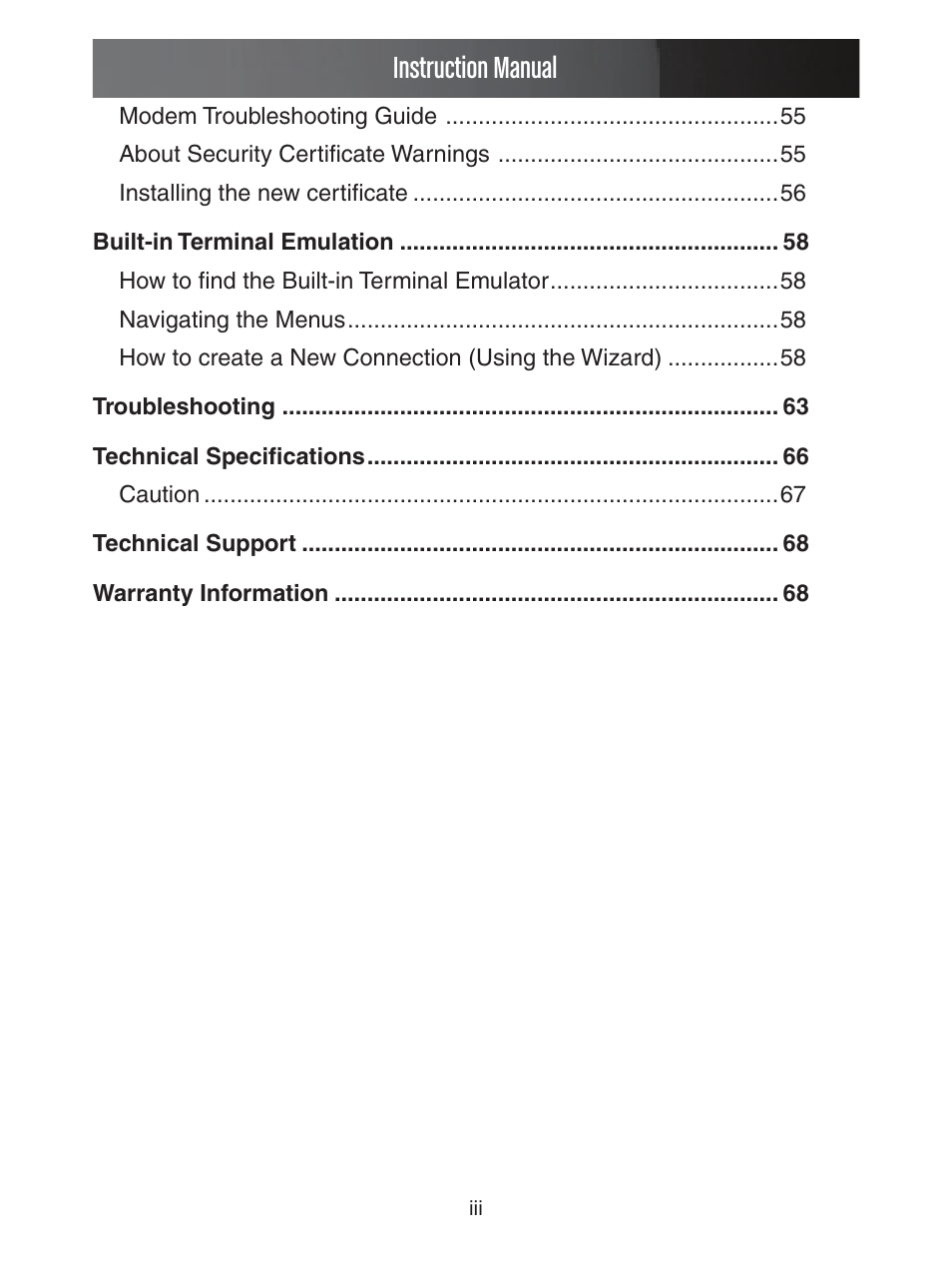 Instruction manual | StarTech.com ENTERPRISE CLASS SV1653DXI User Manual | Page 5 / 74