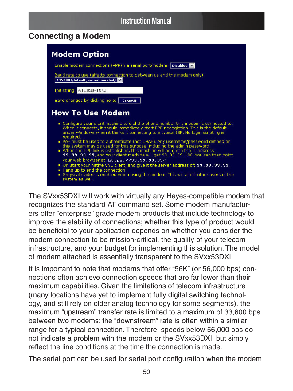 Instruction manual | StarTech.com ENTERPRISE CLASS SV1653DXI User Manual | Page 55 / 74