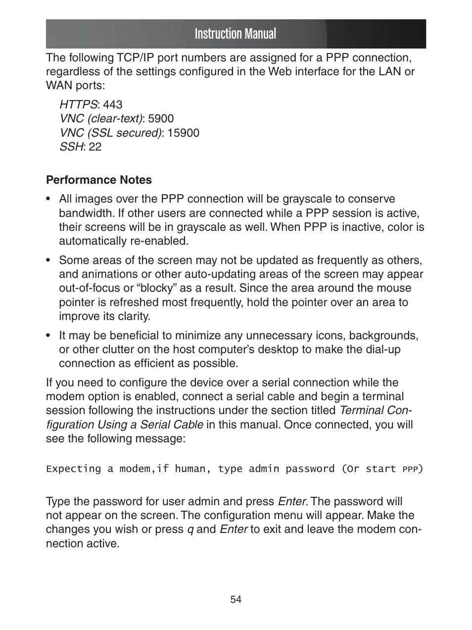 Instruction manual | StarTech.com ENTERPRISE CLASS SV1653DXI User Manual | Page 59 / 74