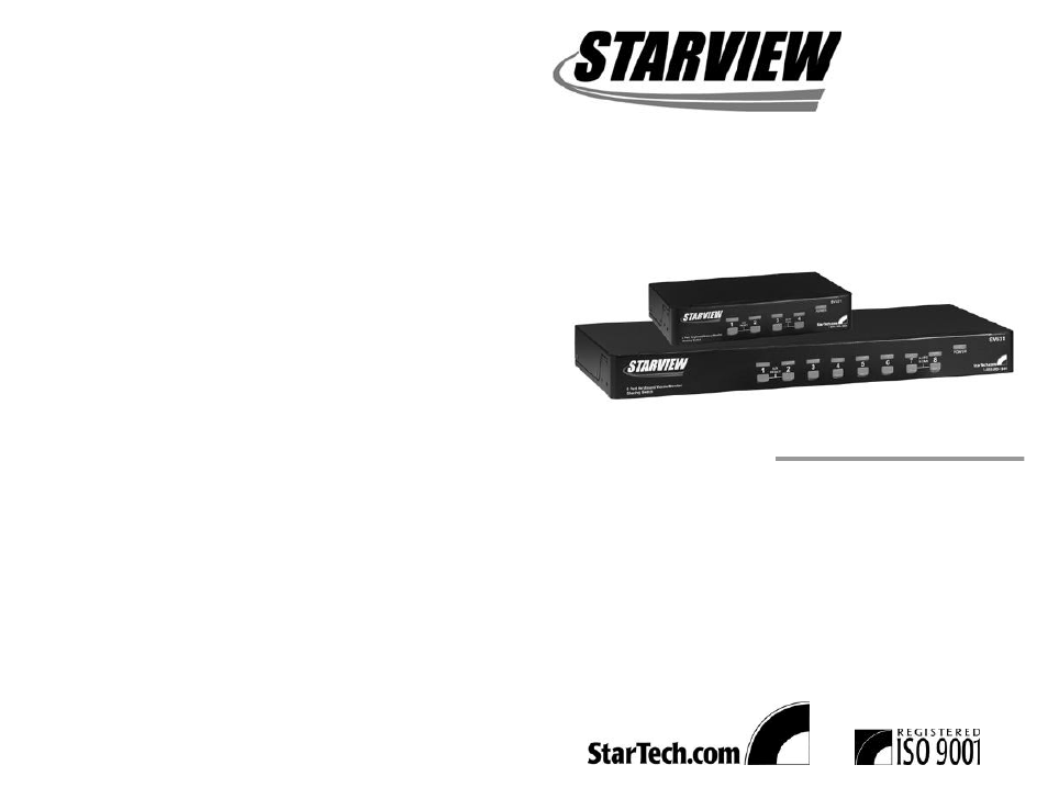 StarTech.com StarView SV1632DS User Manual | 27 pages