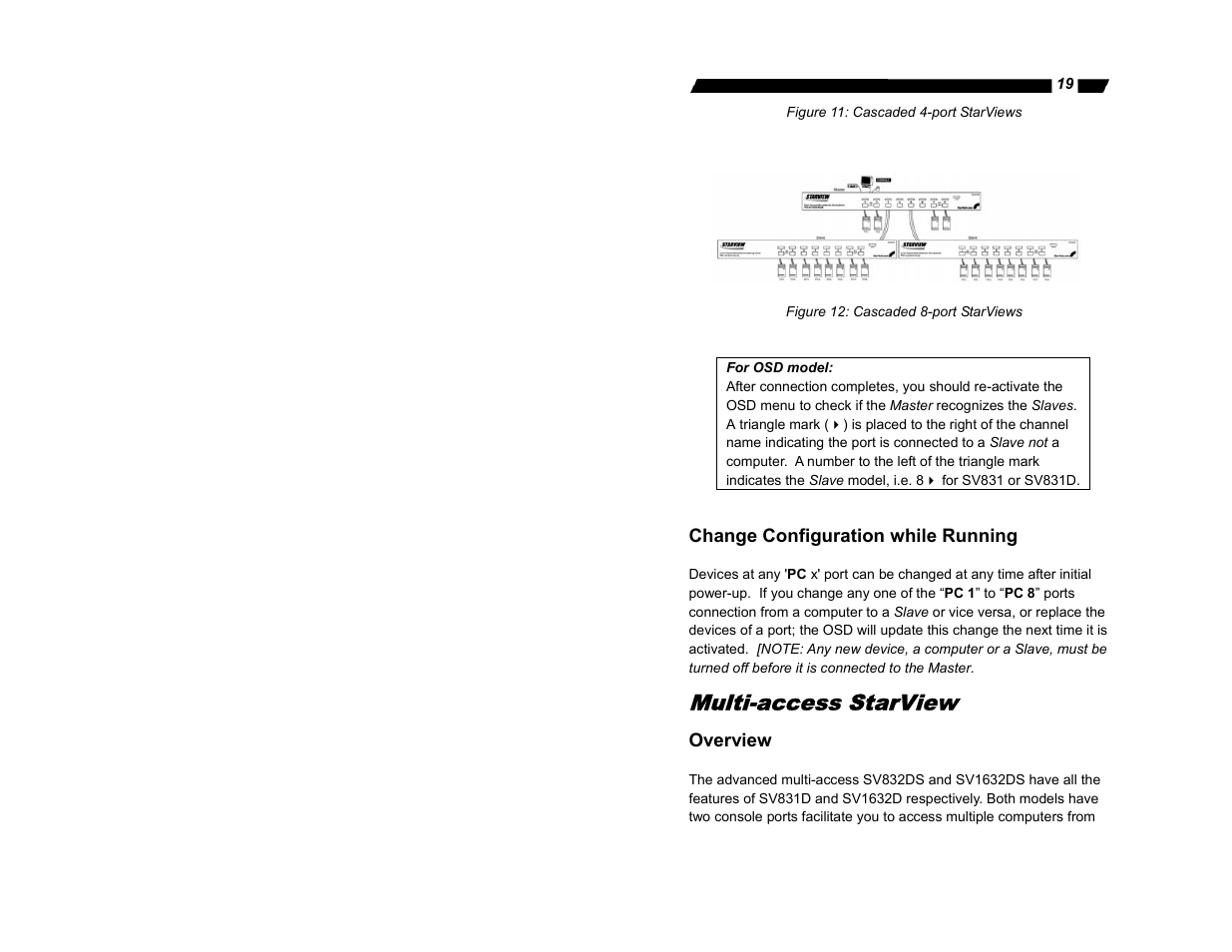 Multi-access starview | StarTech.com StarView SV1632DS User Manual | Page 21 / 27