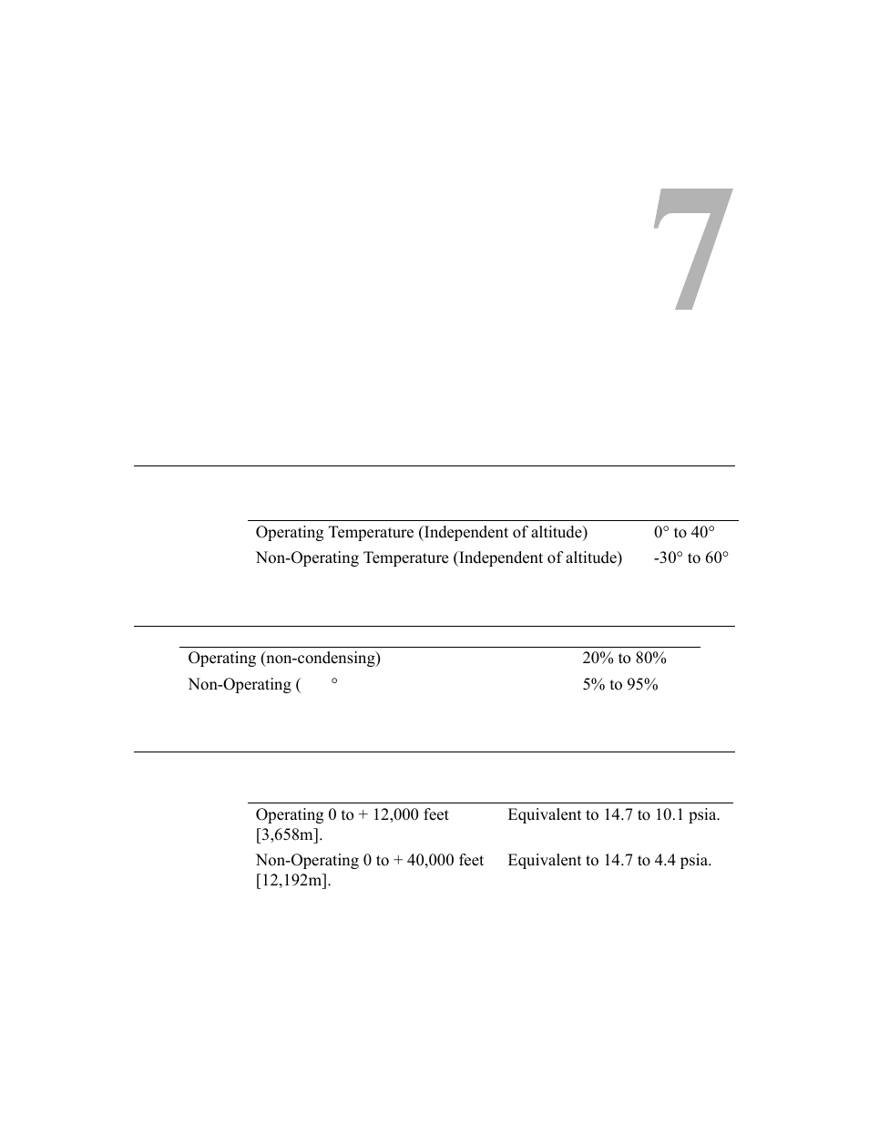 Chapter, Environmental requirements, Temperature ranges | Humidity, Altitude, Nvironmental, Equirements, Temperature ranges humidity altitude | StarTech.com ESY1525L User Manual | Page 40 / 50