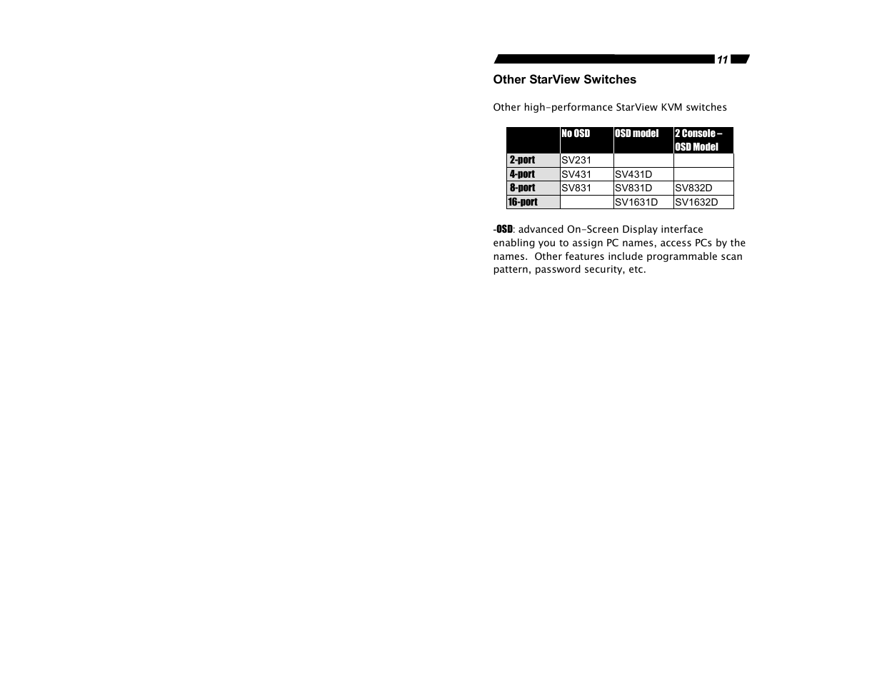 StarTech.com StarView SV231 User Manual | Page 13 / 14