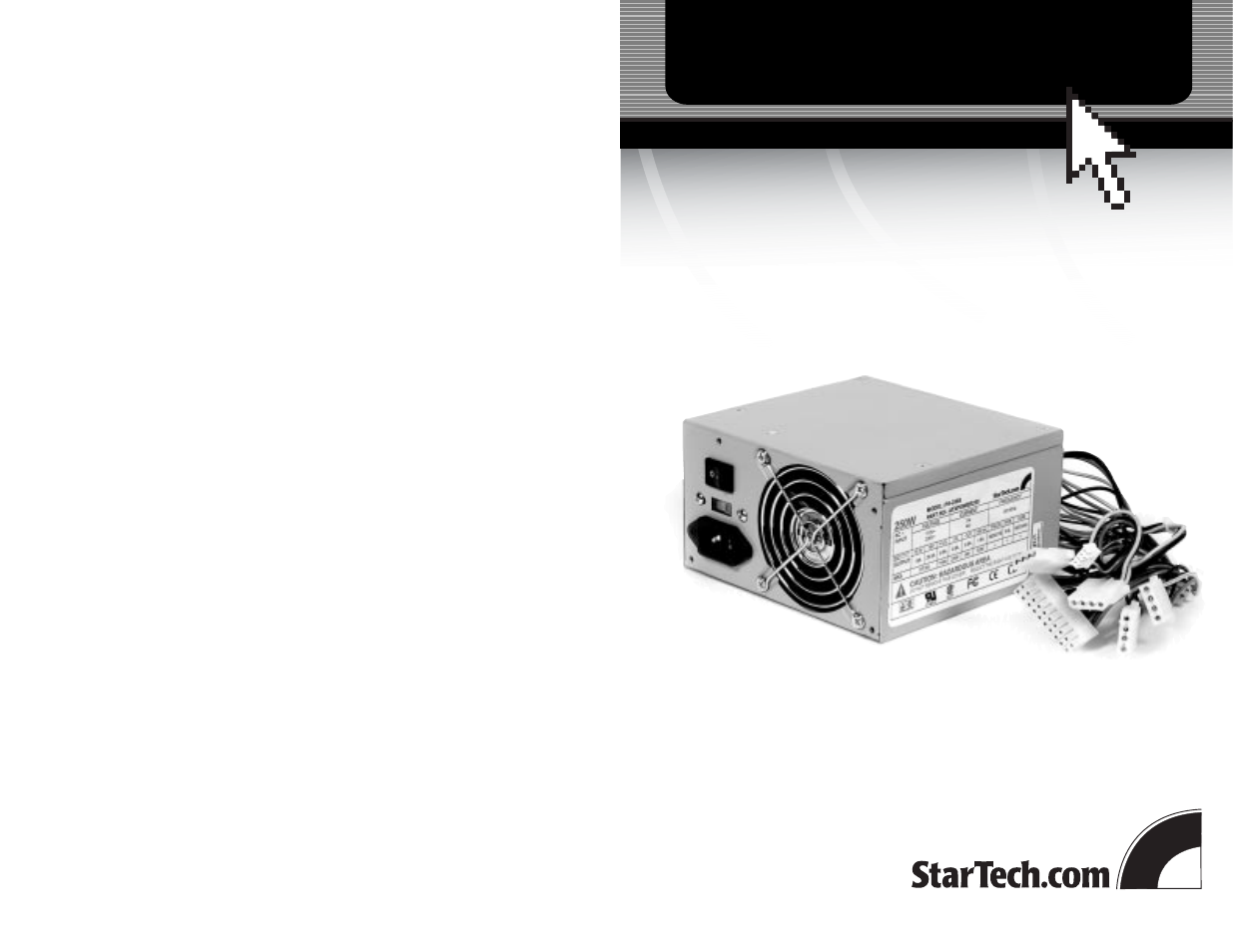 StarTech.com ATXPOWER250 User Manual | 4 pages