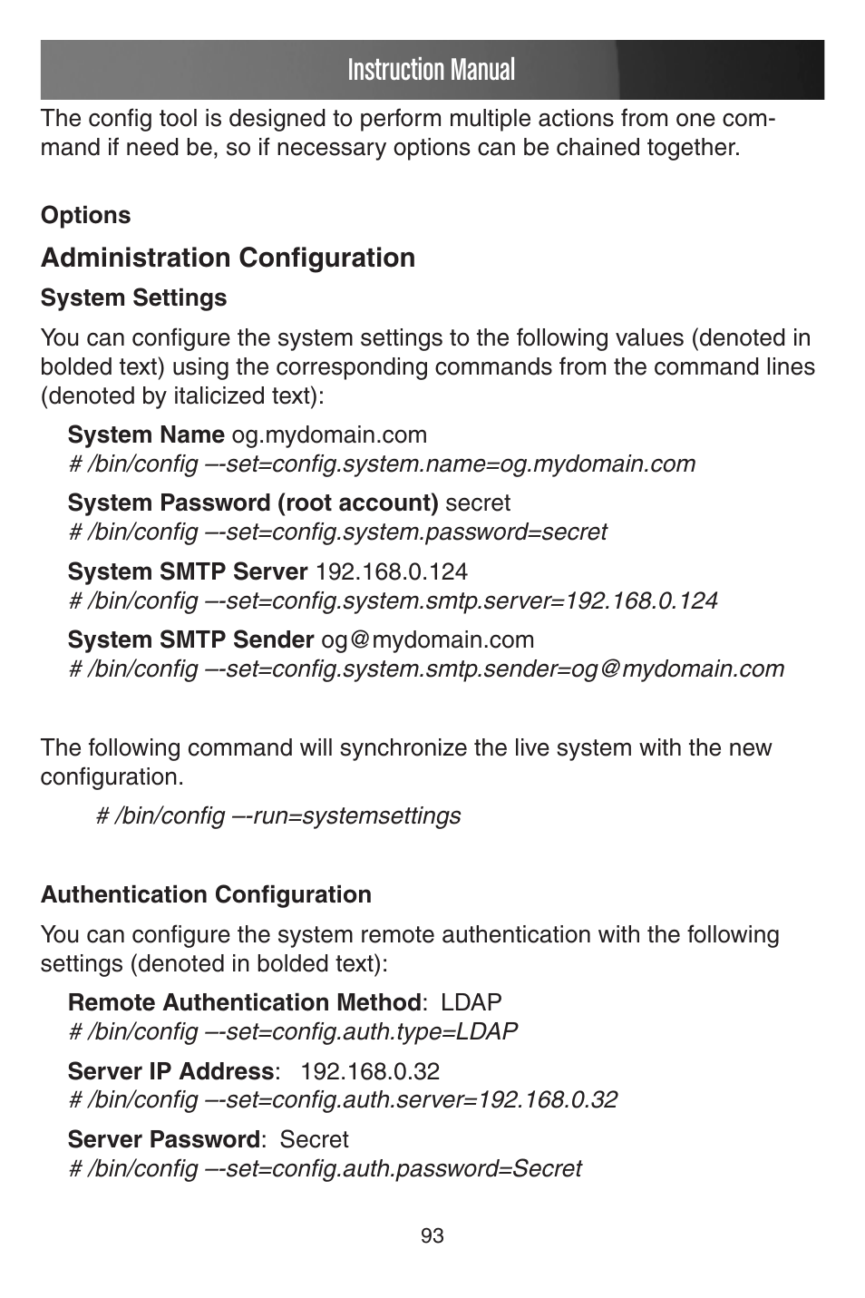 Instruction manual | StarTech.com CONYX ECS0016 User Manual | Page 100 / 140