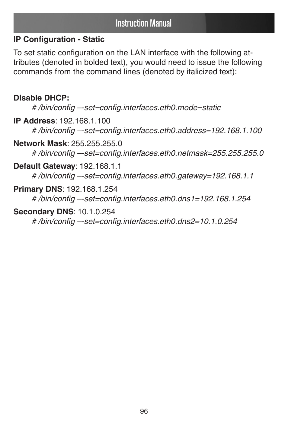 Instruction manual | StarTech.com CONYX ECS0016 User Manual | Page 103 / 140