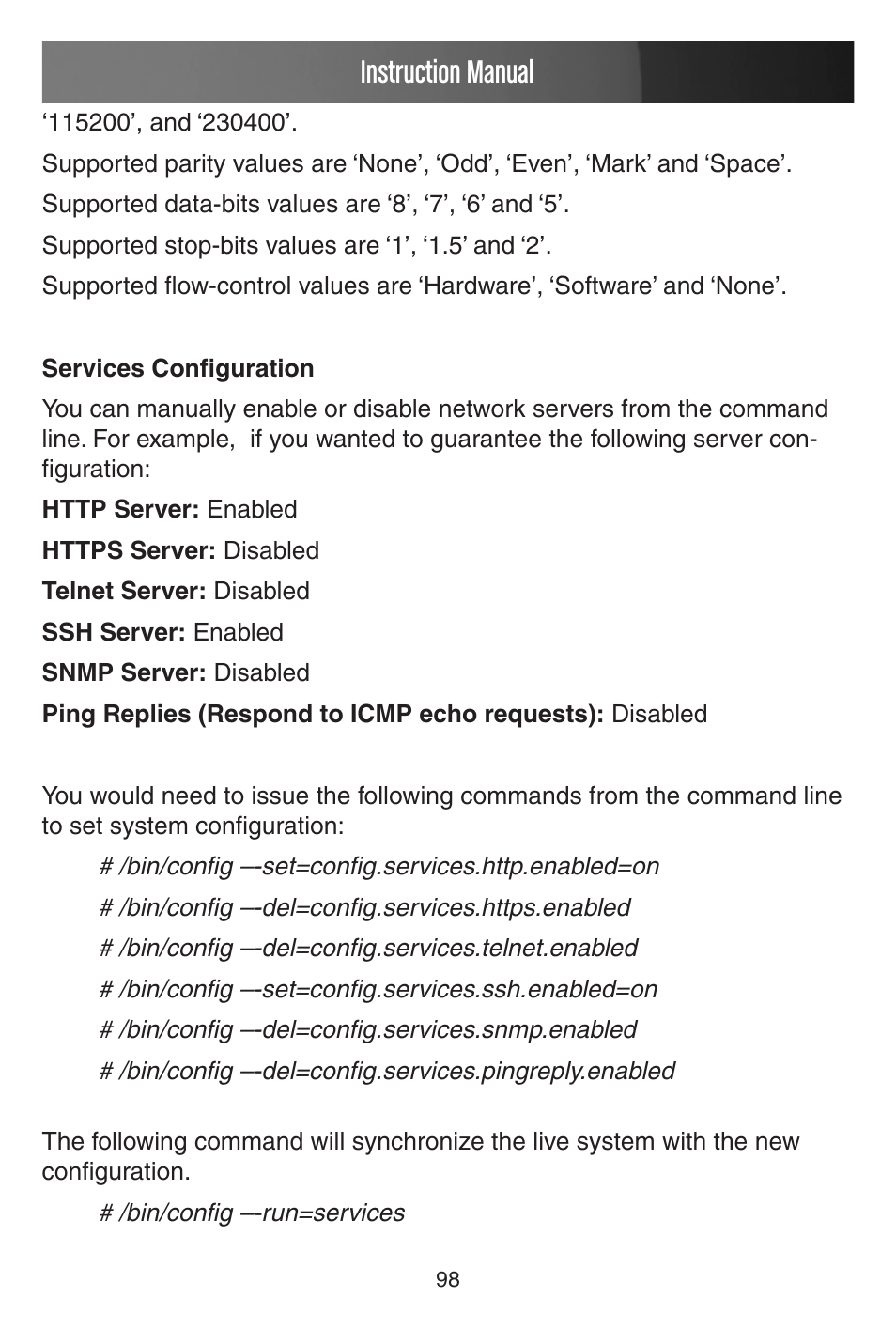 Instruction manual | StarTech.com CONYX ECS0016 User Manual | Page 105 / 140