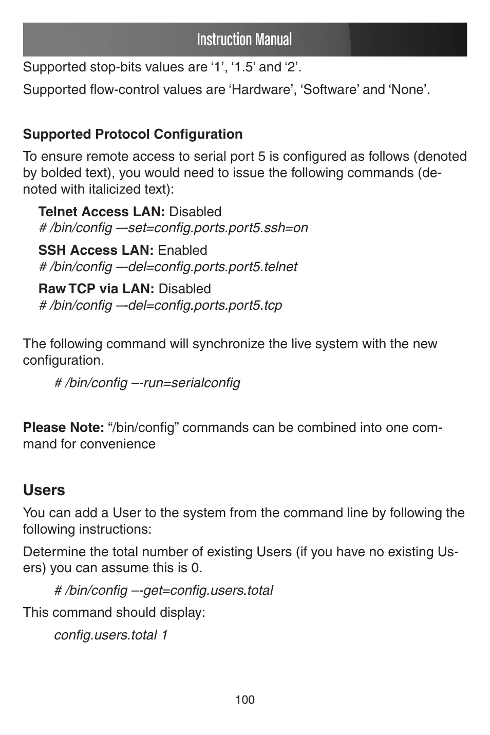 Instruction manual | StarTech.com CONYX ECS0016 User Manual | Page 107 / 140