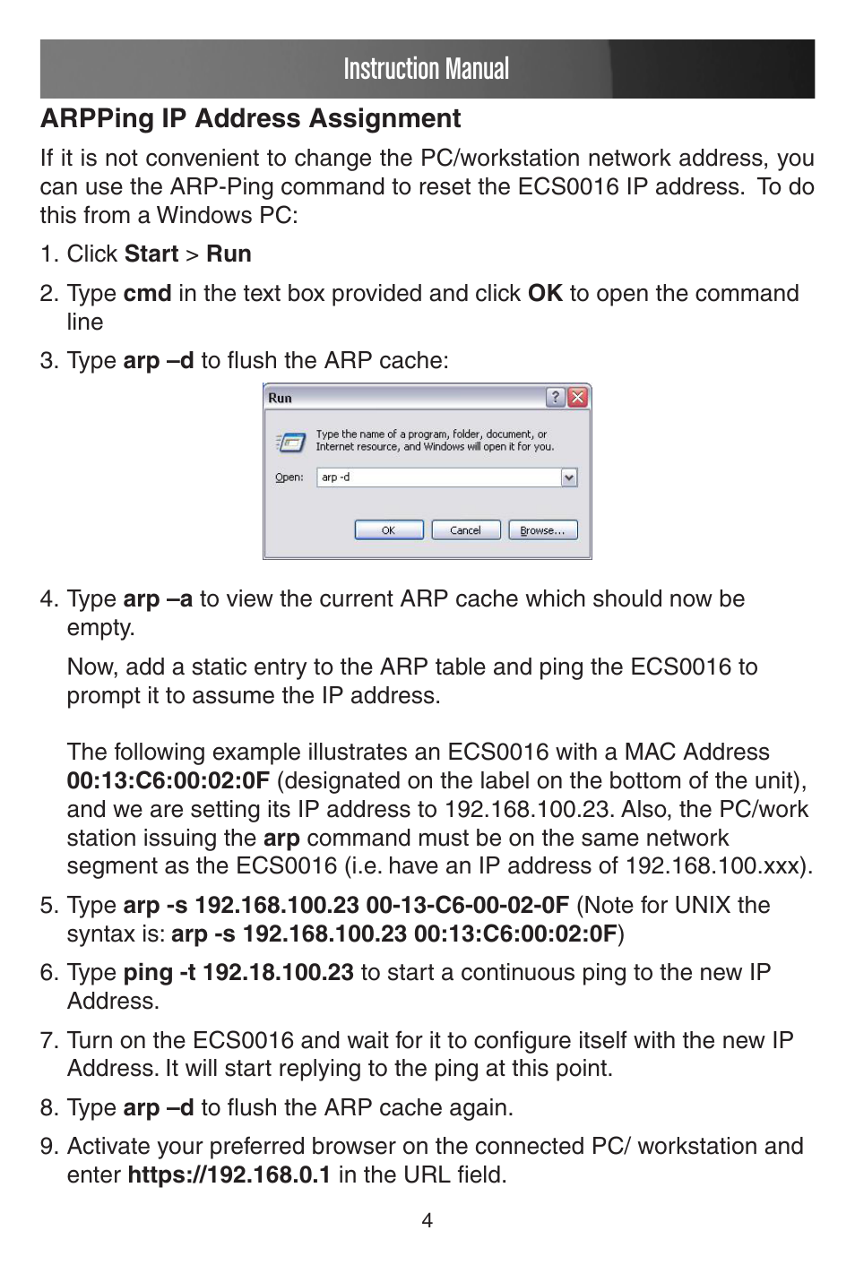 Instruction manual | StarTech.com CONYX ECS0016 User Manual | Page 11 / 140