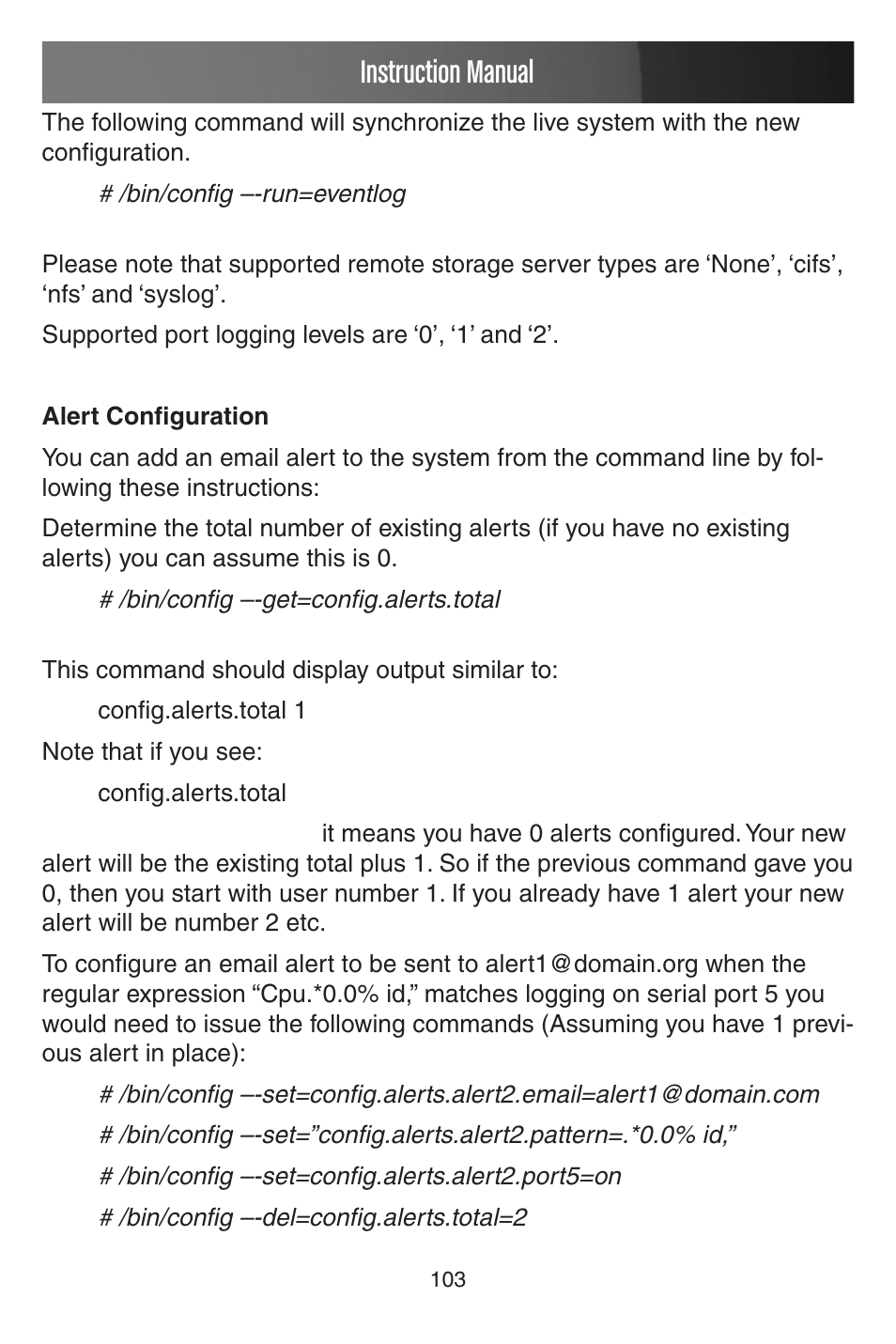 Instruction manual | StarTech.com CONYX ECS0016 User Manual | Page 110 / 140