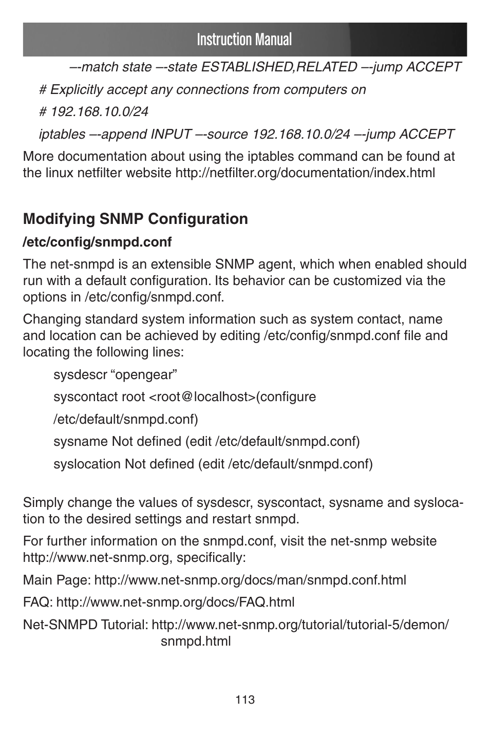 Instruction manual | StarTech.com CONYX ECS0016 User Manual | Page 120 / 140