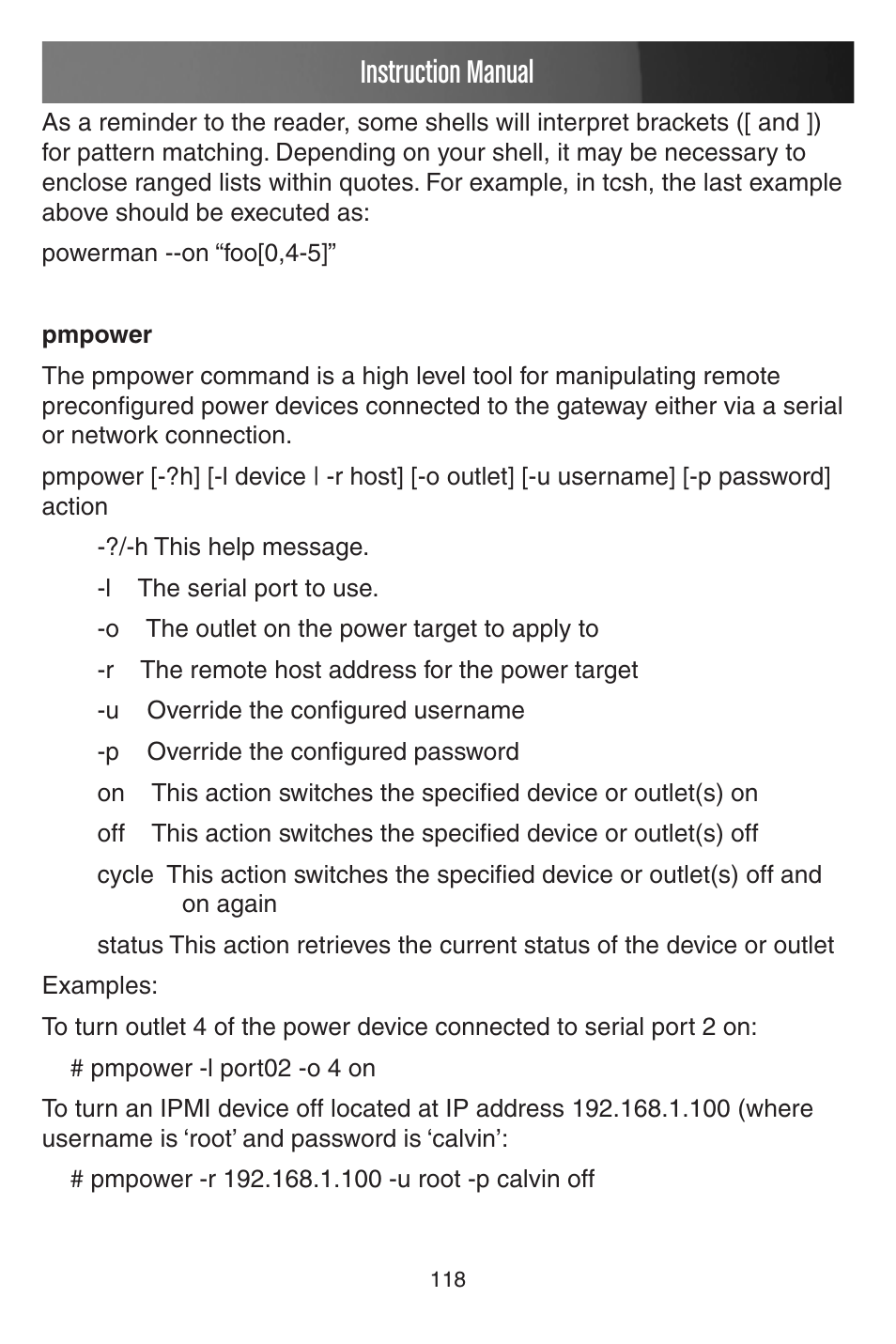 Instruction manual | StarTech.com CONYX ECS0016 User Manual | Page 125 / 140