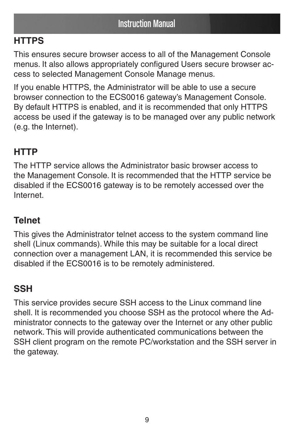 Instruction manual | StarTech.com CONYX ECS0016 User Manual | Page 16 / 140