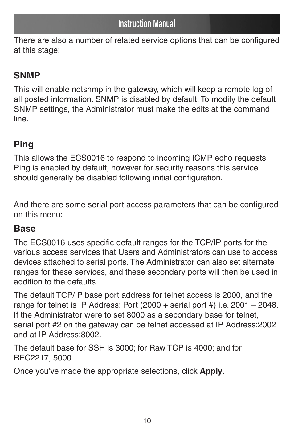 Instruction manual | StarTech.com CONYX ECS0016 User Manual | Page 17 / 140