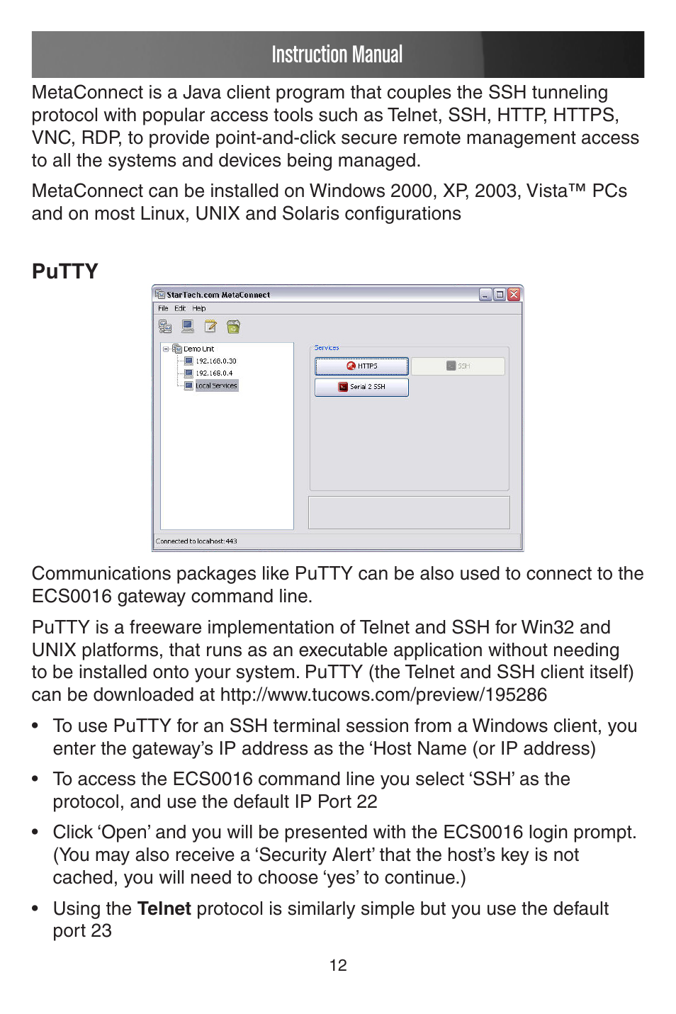 Instruction manual | StarTech.com CONYX ECS0016 User Manual | Page 19 / 140