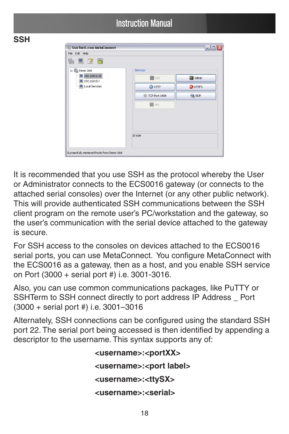 Instruction manual | StarTech.com CONYX ECS0016 User Manual | Page 25 / 140