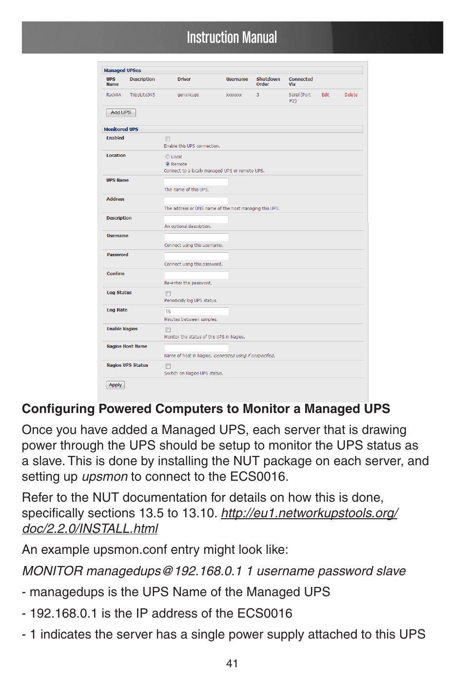 Instruction manual | StarTech.com CONYX ECS0016 User Manual | Page 48 / 140