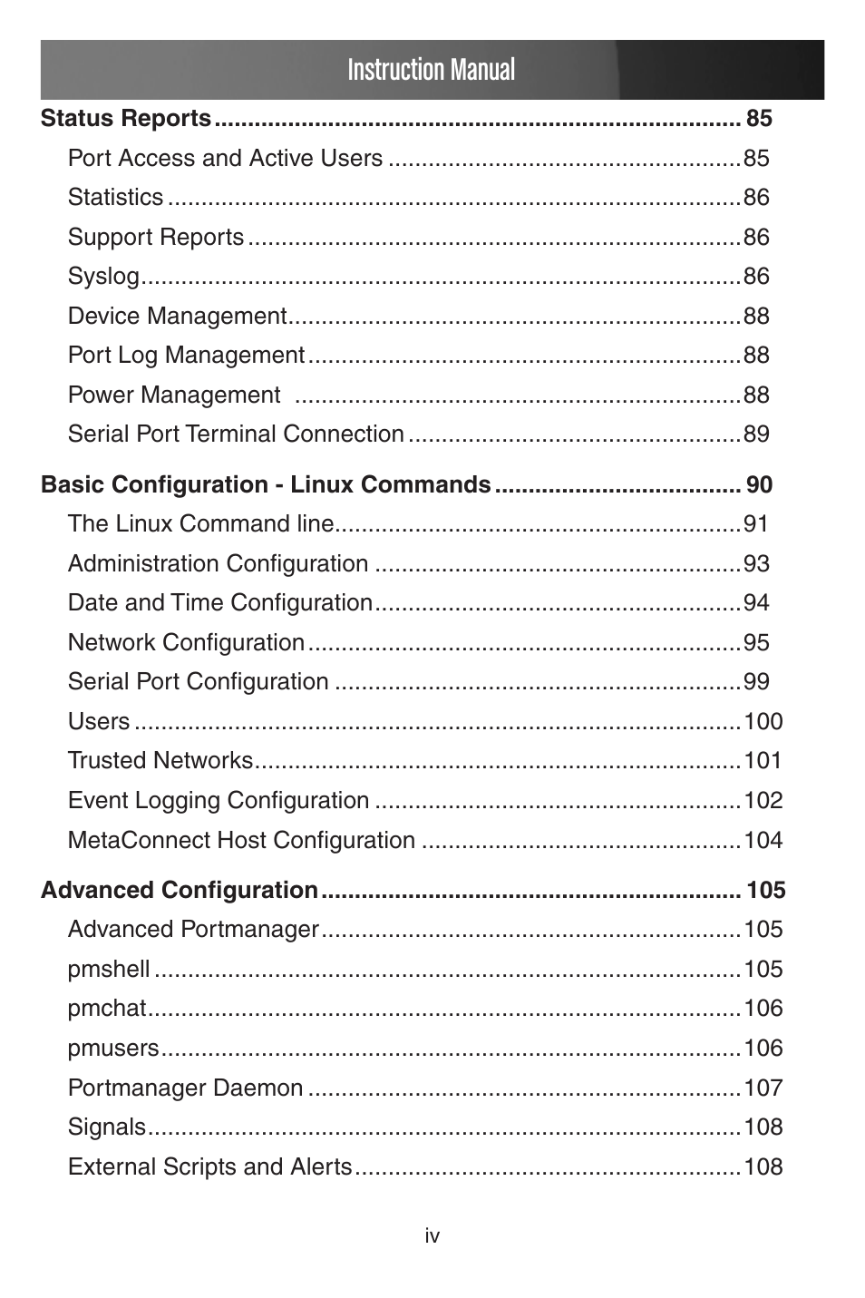 Instruction manual | StarTech.com CONYX ECS0016 User Manual | Page 6 / 140