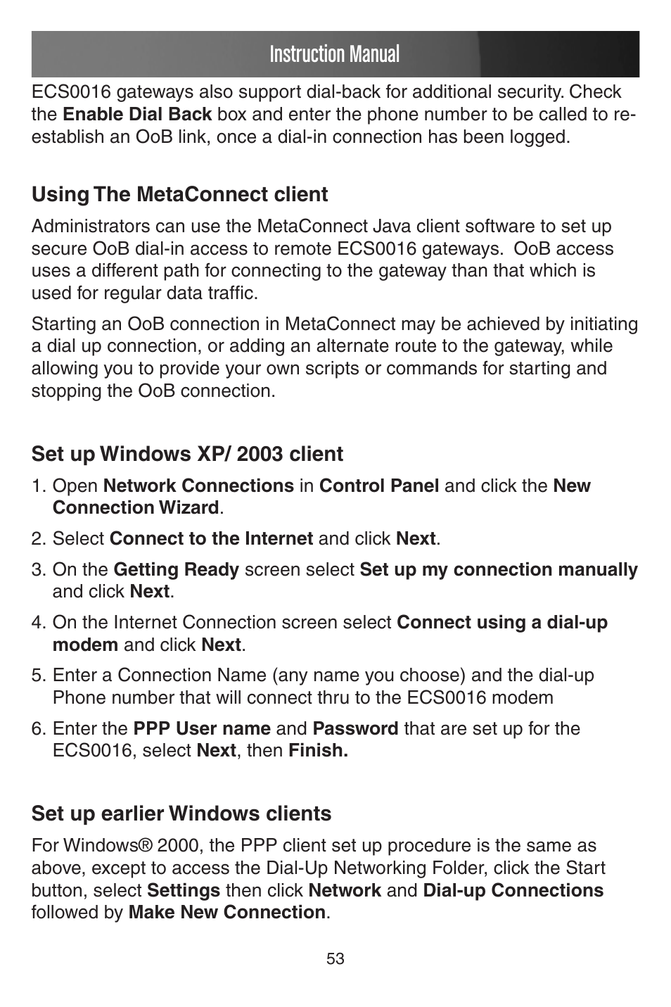 Instruction manual | StarTech.com CONYX ECS0016 User Manual | Page 60 / 140