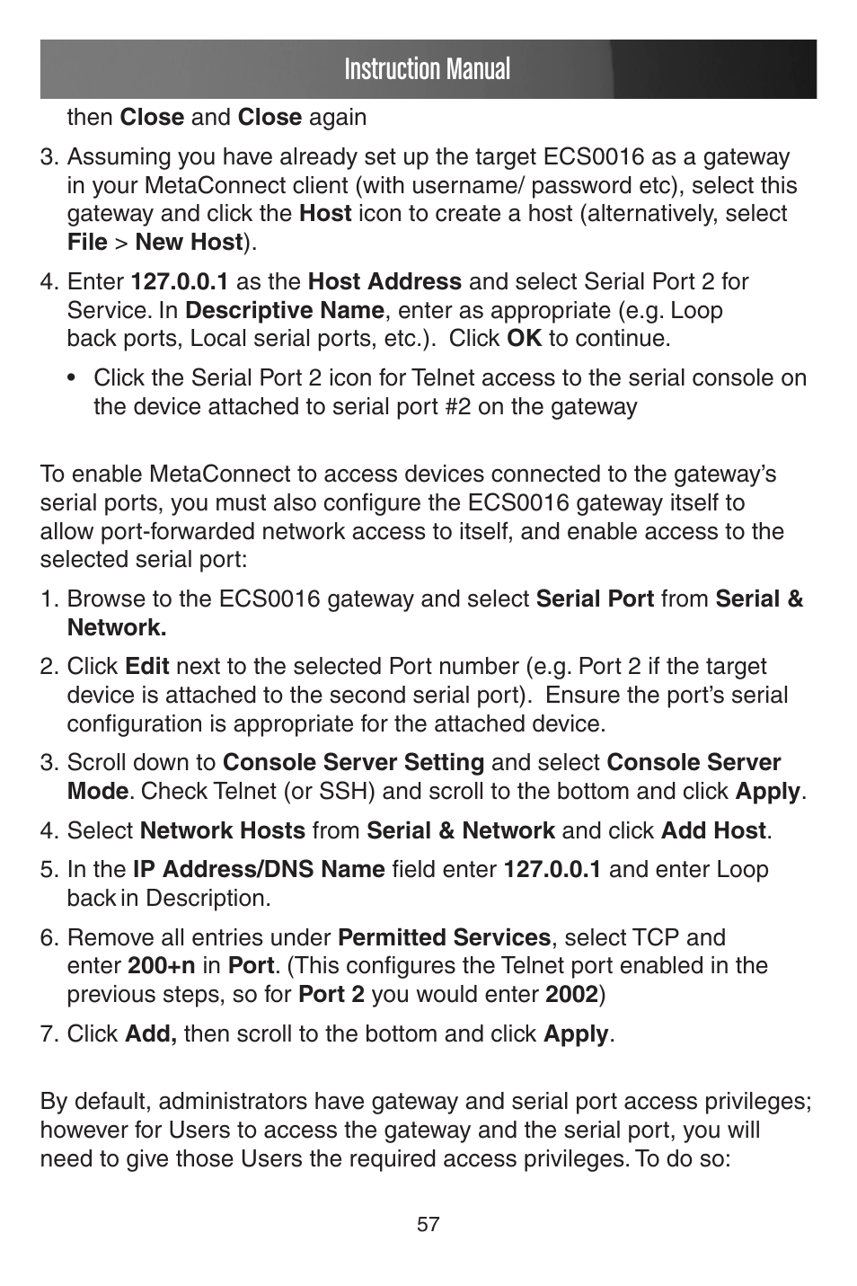 Instruction manual | StarTech.com CONYX ECS0016 User Manual | Page 64 / 140