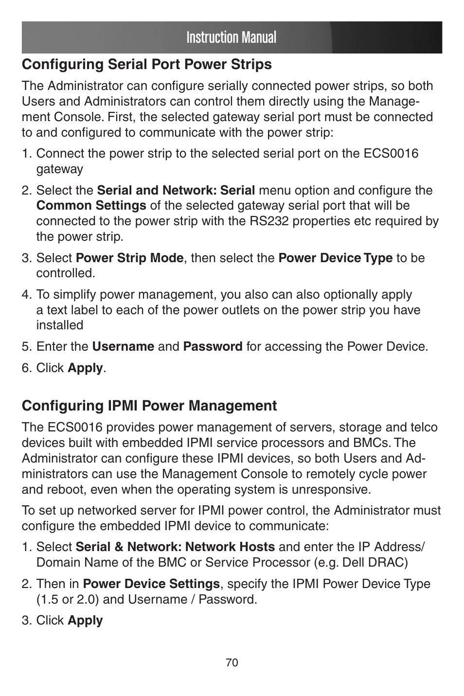 Instruction manual | StarTech.com CONYX ECS0016 User Manual | Page 77 / 140