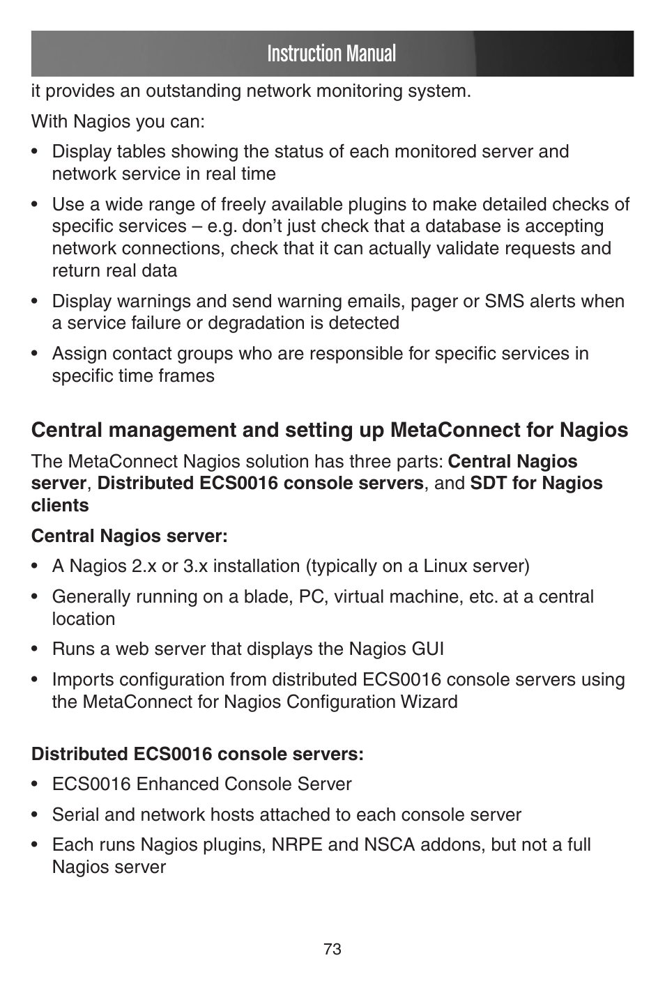 Instruction manual | StarTech.com CONYX ECS0016 User Manual | Page 80 / 140