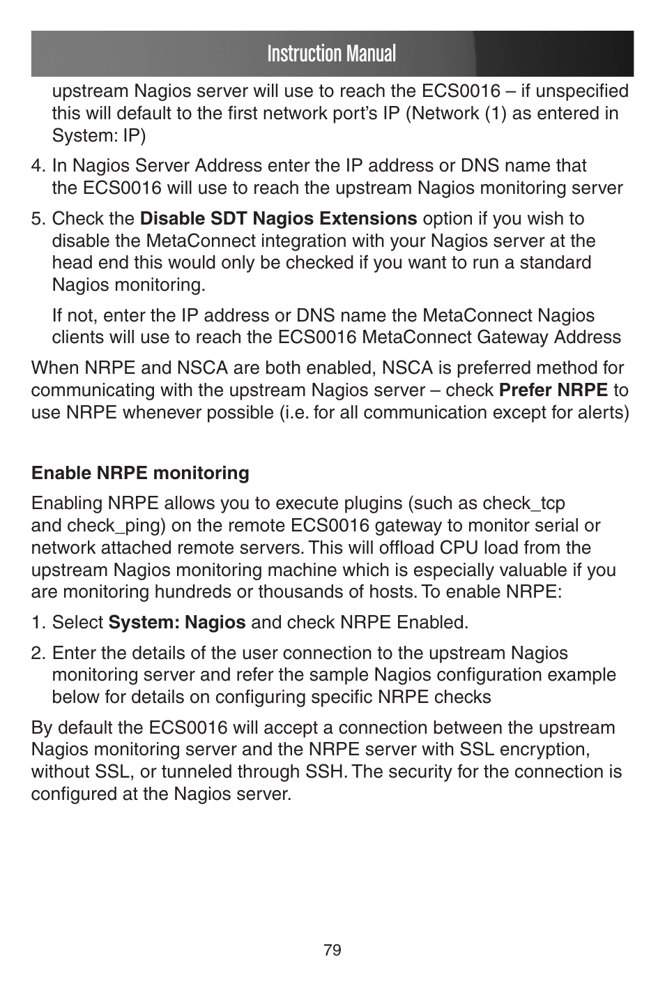 Instruction manual | StarTech.com CONYX ECS0016 User Manual | Page 86 / 140